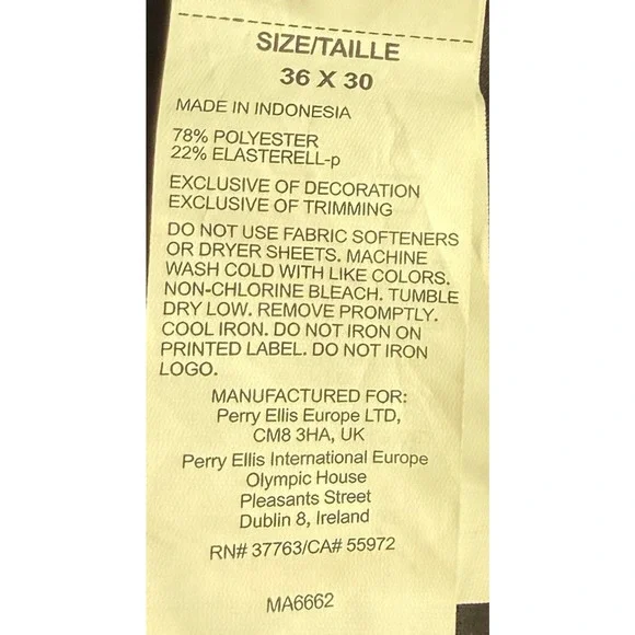 Callaway Performance Opti Dri Men's Golf Pants Sz 36x30 Stretch Chino Straight - Picture 10 of 10